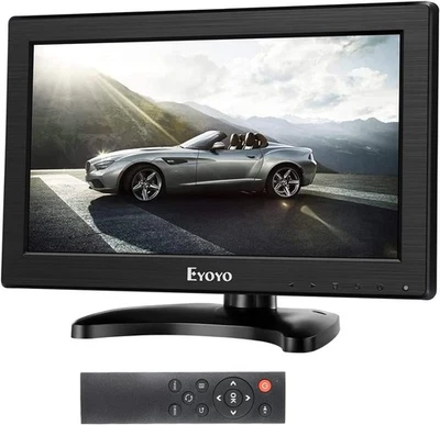 12" Inch TFT LCD Monitor with AV HDMI BNC VGA Input 1366x768 Portable Mini HD... - Image 1 of 4