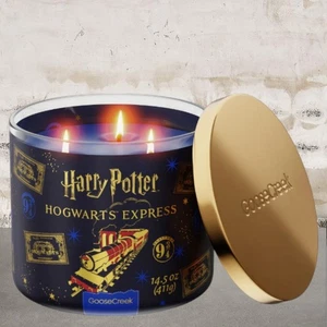 GooseCreek Harry Potter Hogwarts Express 3-Wick Harry Potter Candle NEW - Picture 1 of 2