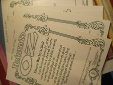 Pt1 Doctor Worley's Clinic #3 Return To OZ 1985 Walt Disney Trading Card