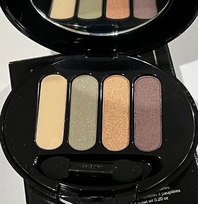 Avon True Color EARTHTONES Q102 Eyeshadow Quad Canvas Celery Golden Truffle NOS - Image 1 of 2