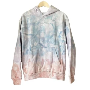 Talentless Pastel Tie Dye Hoodie Hooded Sweatshirt Pink Blue size Small - Picture 1 of 6