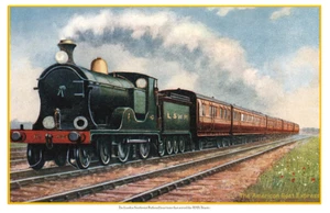 TITANIC ETC. 1005 Titanic Boat Train Poster  12 x 18 - Picture 1 of 5