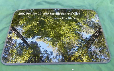 Pontiac G6 2007 fabricante original año de fábrica específico techo corredizo vidrio envío gratuito sin accidentes Foto 1 de 4