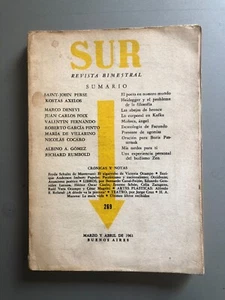 Revista Sur N° 269 - Saint-John Perse Denevi Juan Carlos Foix etc - Picture 1 of 2