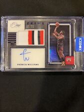 2020 Panini One and One Patrick Williams RPA Rookie Patch Auto 23/49 Bulls