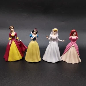 Disney Princess Cake Toppers Figurines Snow White Belle Cinderella Ariel PVC - Picture 1 of 23