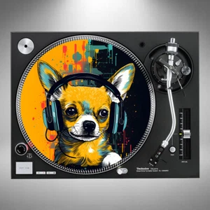 Chihuahua Slipmats 12" Turntable Vinyl Pair or Single *Posted In Cardboard* - Picture 1 of 4