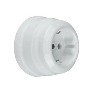 Steckdose Schuko Porzellan Aufputz - Bild 1 von 7