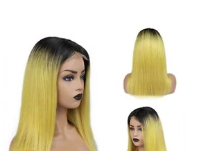 New with tags 13x4 100% virgin human hair with baby hair 12inches 180% density - Picture 1 of 6