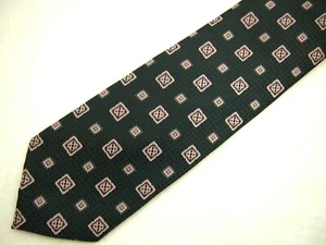 Croft & Barrow Mens Necktie Tie Grey Pink Geometric 59" Career - Picture 1 of 4