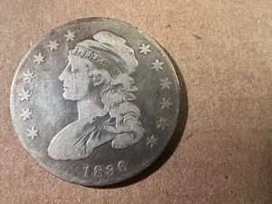 1836 Capped Bust Half Dollar w/Full DATE & Full LIBERTY. - Picture 1 of 2