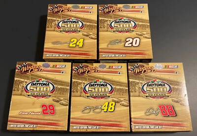 LOT = 5 NASCAR Winner's Circle 2008 Daytona 500 50 Yrs 2 Car Set #88,48,20,29,24 - Image 1 of 4