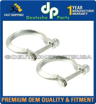 Für Porsche 911 Auspuff Klammer Schalldämpfer Auf Rücken Pfeife 99611110800 Set - Bild 1 von 2