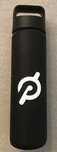 Botella de agua potable de vidrio Peloton fitness deporte hidratación - negra - Imagen 1 de 8