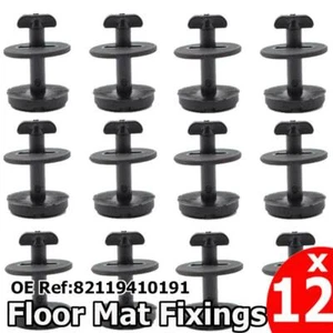 12 SET Twist Lock Floor Mat Carpet Clips For BMW / MINI E36 E46 E38 E39 Holder - Picture 1 of 8