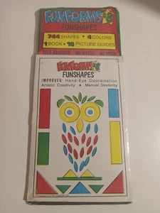Vintage Funforms #8 Fun Shapes Jumbled Picture Puzzles Lee Publications New NOS - Picture 1 of 10