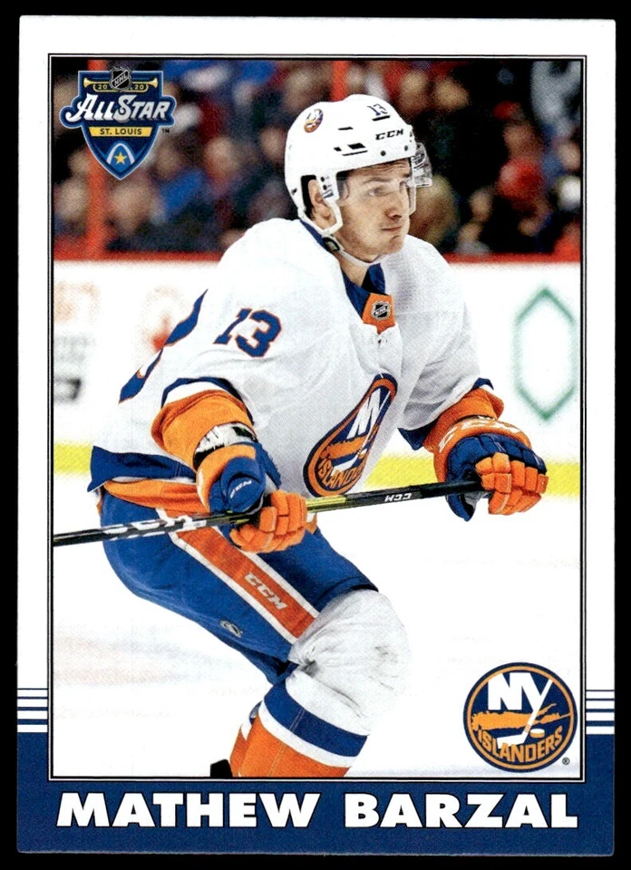 2020-21 O PEE CHEE RETRO ALL STARS Mathew Barzal New York Islanders #390 - Image 1 of 2