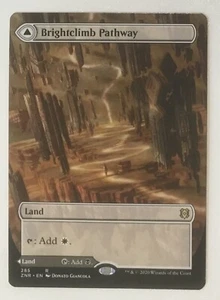 borderless BRIGHTCLIMB PATHWAY / GRIMCLIMB 285 PATHWAY Zendikar Rising MTG Magic - Picture 1 of 1
