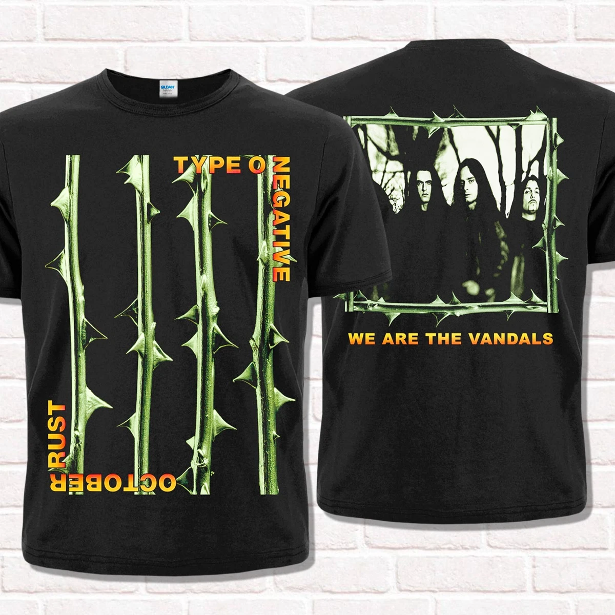 ミュージシャン TYPE O NEGATIVE band tee Type O Negative Black
