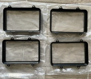 1980-1988 Monte Carlo El Camino Cutlass Front Headlight Retainer Black Set of 4 - Bild 1 von 4