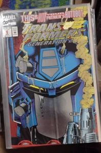 TRANSFORMERS generation 2 # 1 1993 MARVEL GATEFOLD FOIL COVER NEWSTAND BARC - Picture 1 of 2