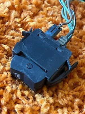 Botón interruptor descongelación trasero 77-82 1977 Porsche 924 - Original - 133 959 621 Foto 1 de 2