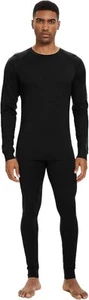 Men's 100% Merino Wool Base Layer Sets Winter Warm UT Shirts Bottom Long Johns - Picture 1 of 47