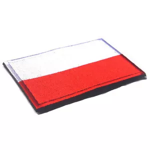 BANDERA POLONIA LA REPÚBLICA DE POLONIA BANDERA POLONIA INSIGNIAS GANCHO BUCLE PARCHE - Imagen 1 de 3