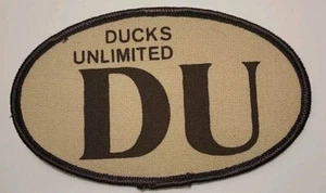 Ducks Unlimited DU Hunting Conservation Souvenir Patch Badge Brown - Picture 1 of 2