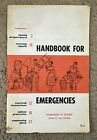 Vintage 1961 Civil Defense Booklet "Handbook for Emergencies" Fallout Protection