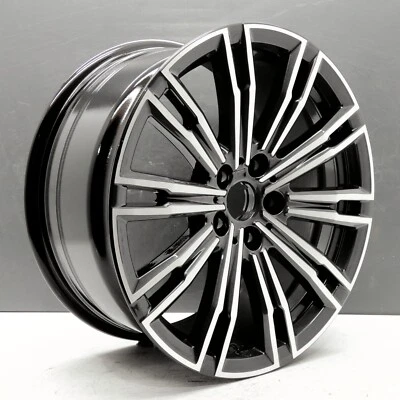 BMW 3 4 SERIES G20 G31 18" REAR DIAMOND CUT ALLOY WHEEL RIM 8089891 GENUINE X1 - Image 1 of 4