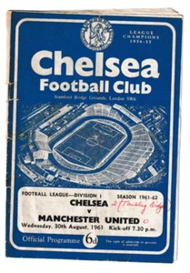 Chelsea v Manchester United 1961/62 Division 1 - Picture 1 of 1