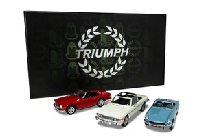 TRIUMPH TOPLESS COLLECTION, SPITFIRE MKIII, STAG MKII, TR6 - CORGI TC00005 1/43 - Picture 1 of 9