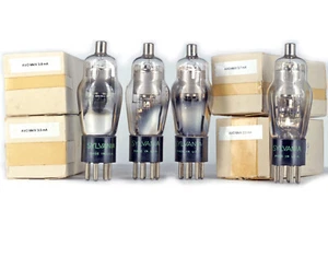 MATCHED QUAD 6F7/Ut-6F7 SYLVANIA NOS Tube Valvola lampada tubo valvola ৄ泵洀 真空管 电彶管 - Foto 1 di 2