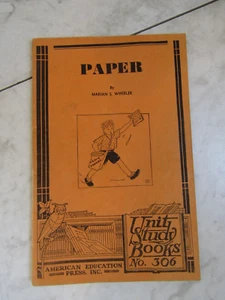 1934, Paper, by Marian S. Wheeler, Unit Study Books 306 - Picture 1 of 3