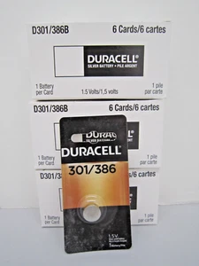 Duracell 301/386  Silver Oxide Batteries Lot of 18 - Picture 1 of 1