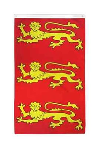 King Richard I 3x5ft Poly England Three Gold Lion Royal Banner of King Richard I - Picture 1 of 3