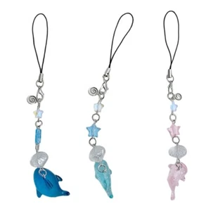 Sweet Fish Shells Star Bead Hanging Pendant Phone Strap Sweet Bag Decoration - Afbeelding 1 van 12