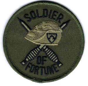 SOLDIER OF FORTUNE OD GREEN HAT PATCH OMEGA FORCE BERET DAGGER PIN UP Commandos - Picture 1 of 24