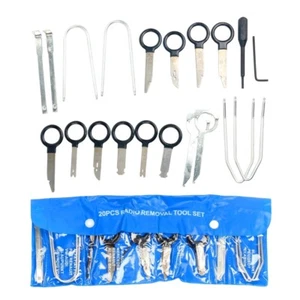 20Pcs Car Stereo Removal Kit CD Player Radio Key Tool for Benz BMW VW Audi Ford - Picture 1 of 9