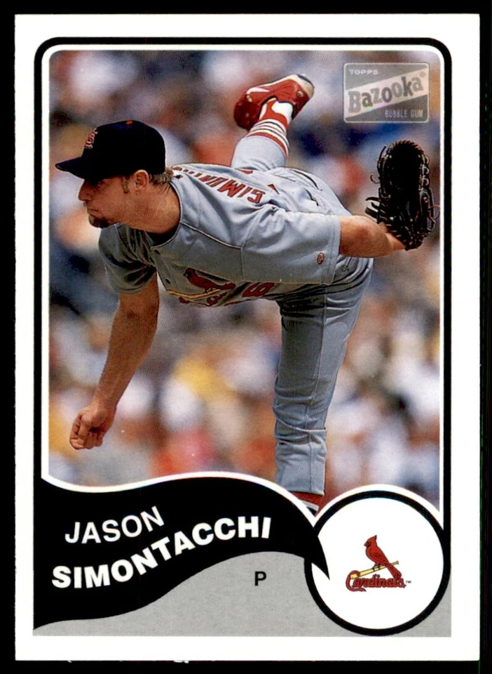 2003 Bazooka Baseball Jason Simontacchi St. Louis Cardinals #46 - Image 1 of 2