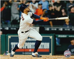 GEORGE SPRINGER  HOUSTON ASTROS   PHOTOFILE LICENSED  ACTION 8x10 PHOTO - Picture 1 of 1
