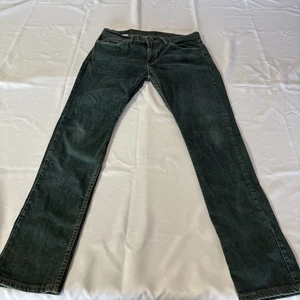Levis 511 Straight Jeans Gray Wash Denim Zipper Back Pockets Mens 34x32 - Picture 1 of 10