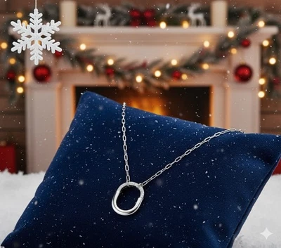 Tiffany & Co. Colgante Lock Oro Blanco 18K Excelente Estado Foto 1 de 4