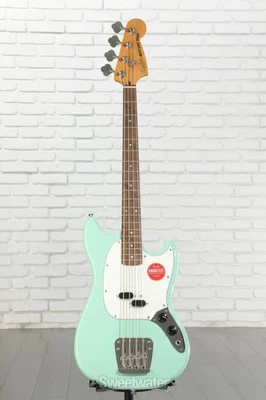 Bajo Mustang Squier Classic Vibe años 60 - verde surf Foto 1 de 4