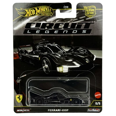 Hot Wheels Premium Car Culture 2025 Circuit Legends Ferrari 499P 0/5 Chase Black - Image 1 of 2