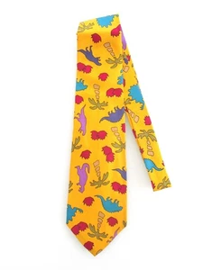 Seidenkrawatte Dinosaurier Herren - Bild 1 von 6