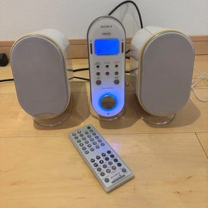 Sony LAM-Z03 High-Quality CD / MD MiniDisc Audio Player White Tested Used No Box - Picture 1 of 8