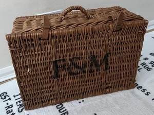 Fortnum & Mason Wicker Hamper / Picnic Basket - Picture 1 of 7