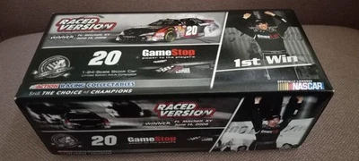 Joey Logano #20 Gamestop 2008 Kentucky Carrera Ganar Novato Tiras Acción escala 1:24 Foto 1 de 4